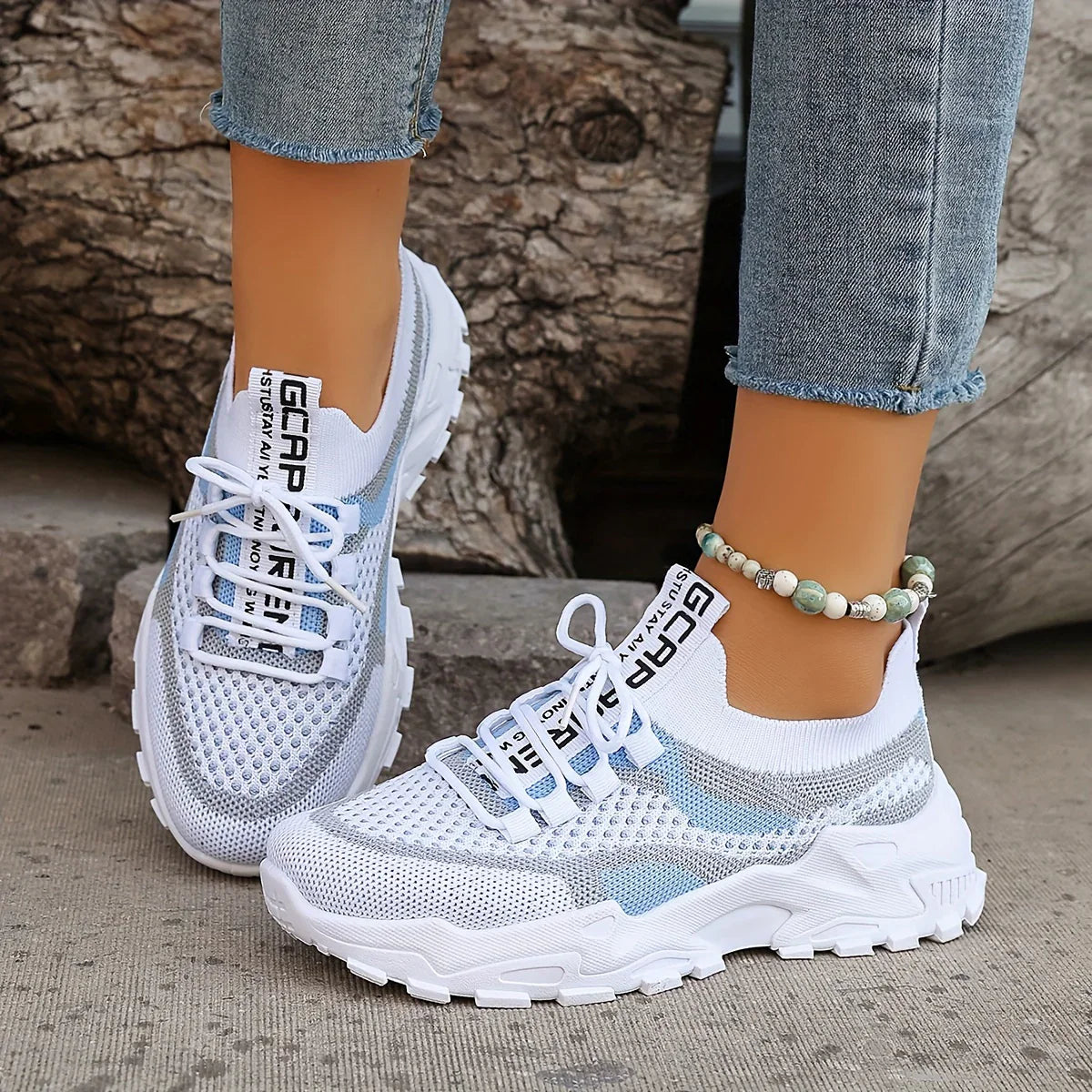 Zapatillas de running para mujer cómodas y transpirables